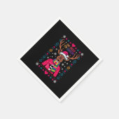 オーディア私は同性愛者LGBT LGBTQゲイプライド醜いクリスマス スタンダードカクテルナプキン (角)