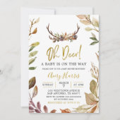 オーディア紅葉ボーイベビーシャワー招待状 招待状 (正面)