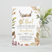 オーディア紅葉ボーイベビーシャワー招待状 招待状 (スタンド正面)