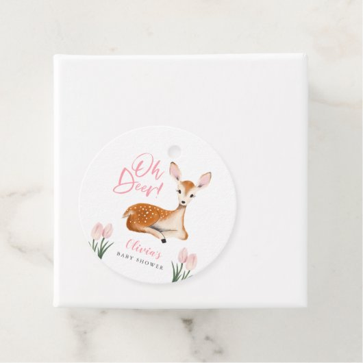 オーディア素朴春ウッドランドベイビーシャワー フェイバータグ (インサイチュ)