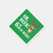 オーディア65th誕生日ナプキンス スタンダードカクテルナプキン (角)