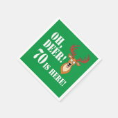 オーディア70th誕生日ナプキンス スタンダードカクテルナプキン (角)