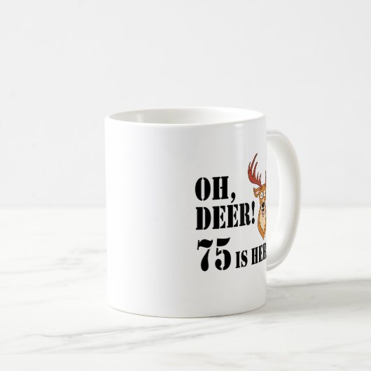 オーディア75th誕生日コーヒーマグ コーヒーマグカップ (正面右)