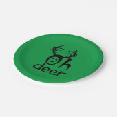 オーディア-クリスマスパーティー紙プレート ペーパープレート (アングル)