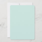 オーディア〔雄ジカの〕枝角グリーナリーユーカリプトゥスボホ 招待状 (裏面)