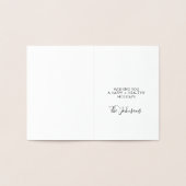 オーディアwhat a年トナカイタイポグラフィクリスマス 箔カード (内部)