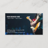 オーディエンスコンサートのギタリスト 名刺 (裏面)