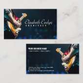 オーディエンスコンサートのギタリスト 名刺 (正面/裏面)