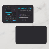 オーディオエンジニアの名刺 名刺 (正面/裏面)