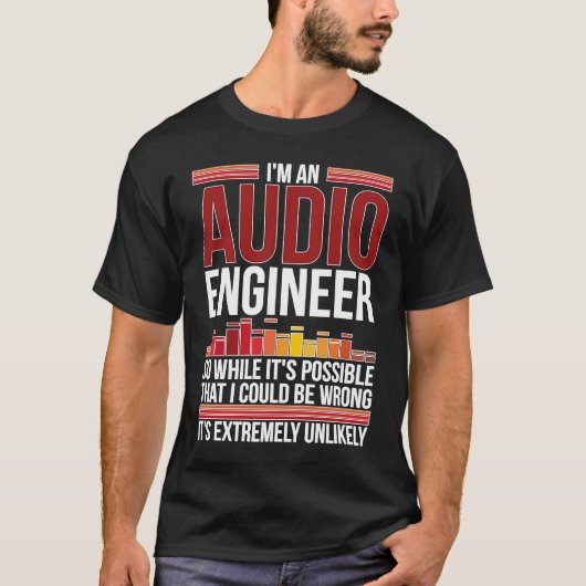 オーディオエンジニアオーディオエンジニアリング1 Tシャツ (正面)