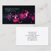 オーディオエンジニアサウンド波等化器 名刺 (正面/裏面)