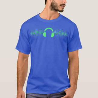 オーディオエンジニアヘッドフォン（オーディオおよびファン用） Tシャツ