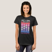 オーディオエンジニアリングAudio Engを愛する女の子 Tシャツ (正面フル)