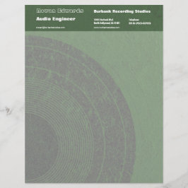 オーディオエンジニアレターヘッド レターヘッド