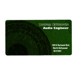 オーディオエンジニア出荷ラベル ラベル