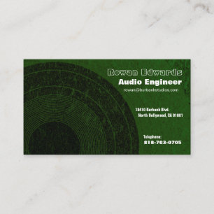 オーディオエンジニア名刺 名刺