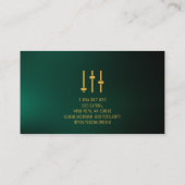 オーディオエンジニア名刺 名刺 (裏面)