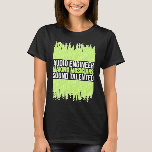 オーディオエンジニア オーディオエンジニアリング Tシャツ (正面)