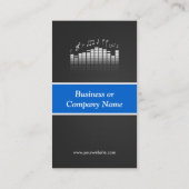 オーディオエンジニア – プレミアムクリエイティブ革新的 名刺 (裏面)