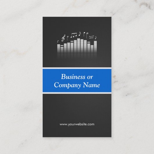 オーディオエンジニア – プレミアムクリエイティブ革新的 名刺 (裏面)