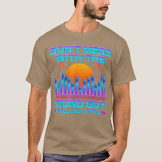 オーディオエンジニア 引用 "音響のプロに手を出すな" f tシャツ