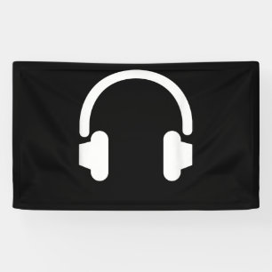 オーディオエンジニアAudioPhiel DJ音楽愛好者ヘッドフォン 横断幕