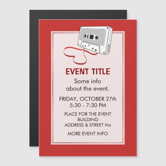 オーディオカセット (正面/裏面)