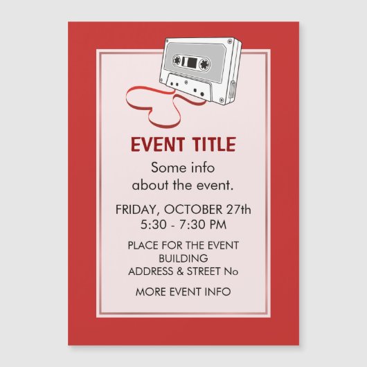 オーディオカセット (正面)