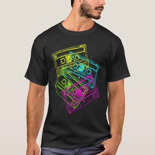 オーディオカセット80s 80sパーティー衣装5 tシャツ (正面)