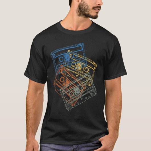 オーディオカセット80s 80sパーティー衣装6 tシャツ (正面)