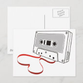 オーディオカセット ポストカード (正面/裏面)