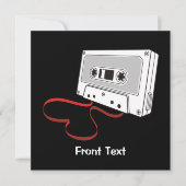 オーディオカセット 招待状 (正面)