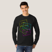 オーディオカセット 80年代 80年代 パーティー 衣装 2 Tシャツ (正面フル)
