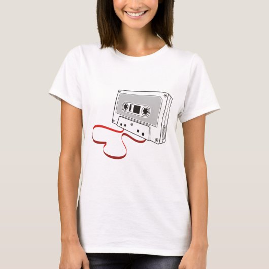 オーディオカセット Tシャツ (正面)
