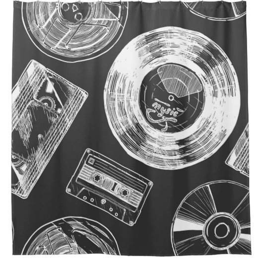 オーディオキャリアとビデオキャリアをシームレスに組み合わせる。ビ シャワーカーテン (正面)