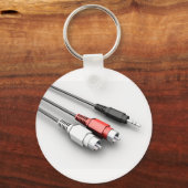 オーディオケーブルヴィンテージ技術 キーホルダー (正面)