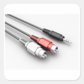 オーディオケーブルヴィンテージ技術 スクエアシール (正面)