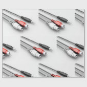 オーディオケーブルヴィンテージ技術 ラッピングペーパー (フラット)