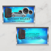 オーディオスピーカー | サブウーファー | 技術者 名刺 (正面/裏面)