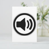 オーディオスピーカー サンキューカード (スタンド正面)