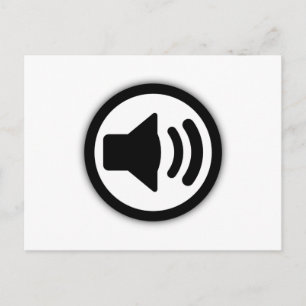 オーディオスピーカー ポストカード