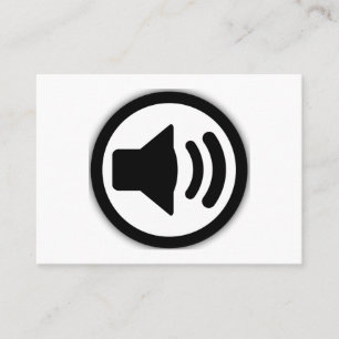 オーディオスピーカー 名刺