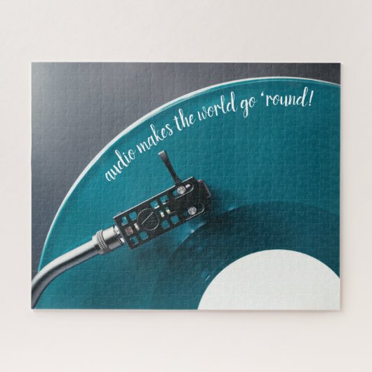 オーディオピールビニールアルバムラバーターンテーブル ジグソーパズル (横)