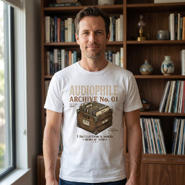 オーディオファイル・アーカイブ・ヴィニール・コレクターTシャツ Tシャツ