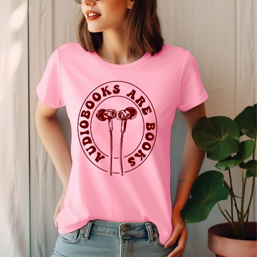 オーディオブックは本Tシャツ Tシャツ