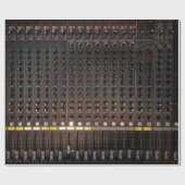 オーディオミキサーのボタン ラッピングペーパー (フラット)