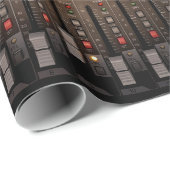 オーディオミキサーのボタン ラッピングペーパー (ロールコーナー)