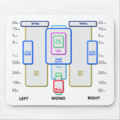 オーディオミキシングガイドマウスパッド マウスパッド (正面)