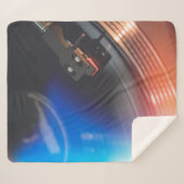 オーディオモダンディス遊ク上の音楽に対するターンテーブル。こんにちは シェルパブランケット (正面(横))