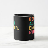 オーディオ最高のエンジニアエバーオーディオエディターサウンドガイ マグカップ (中央)